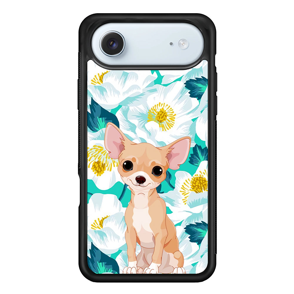 Chihuahua Dog Flower Blue iPhone 17 Air Case - Xtracase