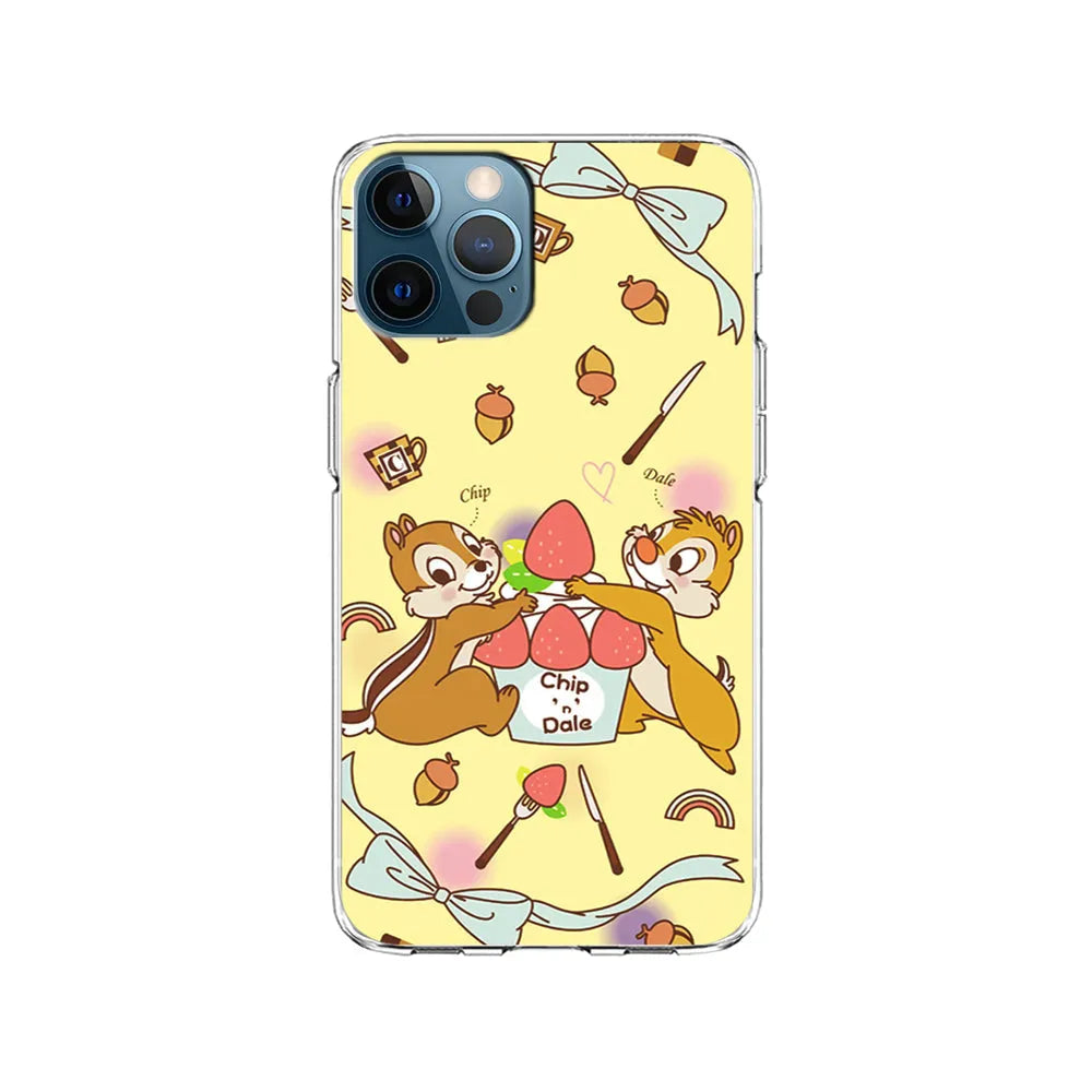Chip N Dale Are On A Date iPhone 13 Pro Case-Clear Soft Case-Xtracase