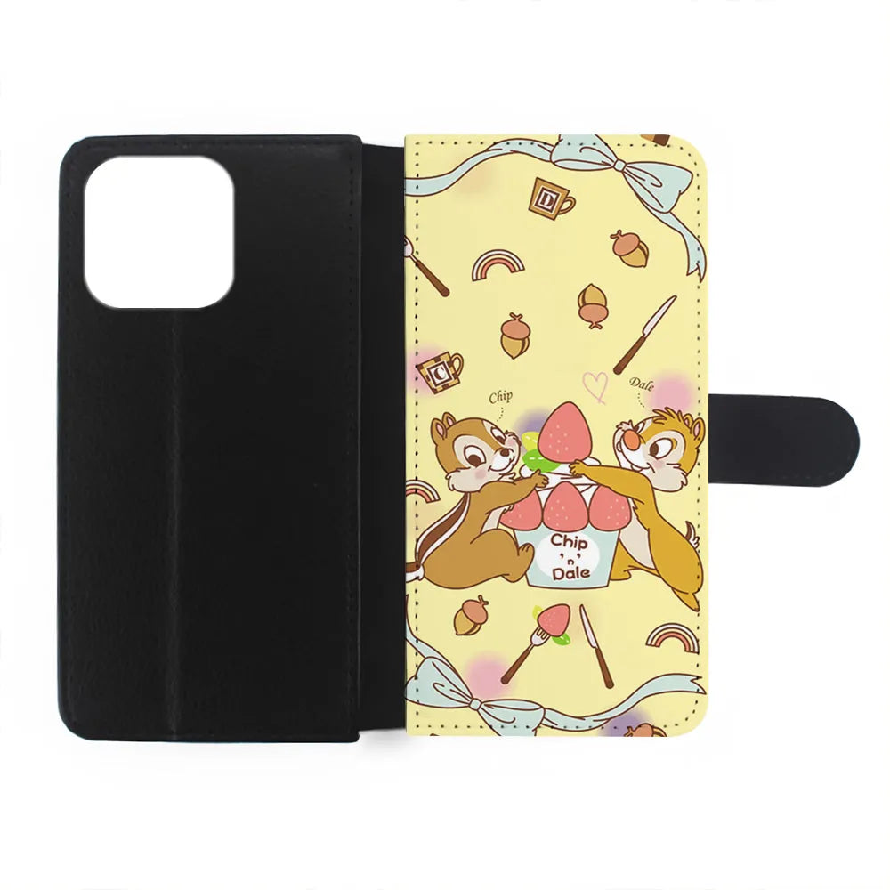 Chip N Dale Are On A Date iPhone 13 Pro Case-Flip Wallet Case-Xtracase