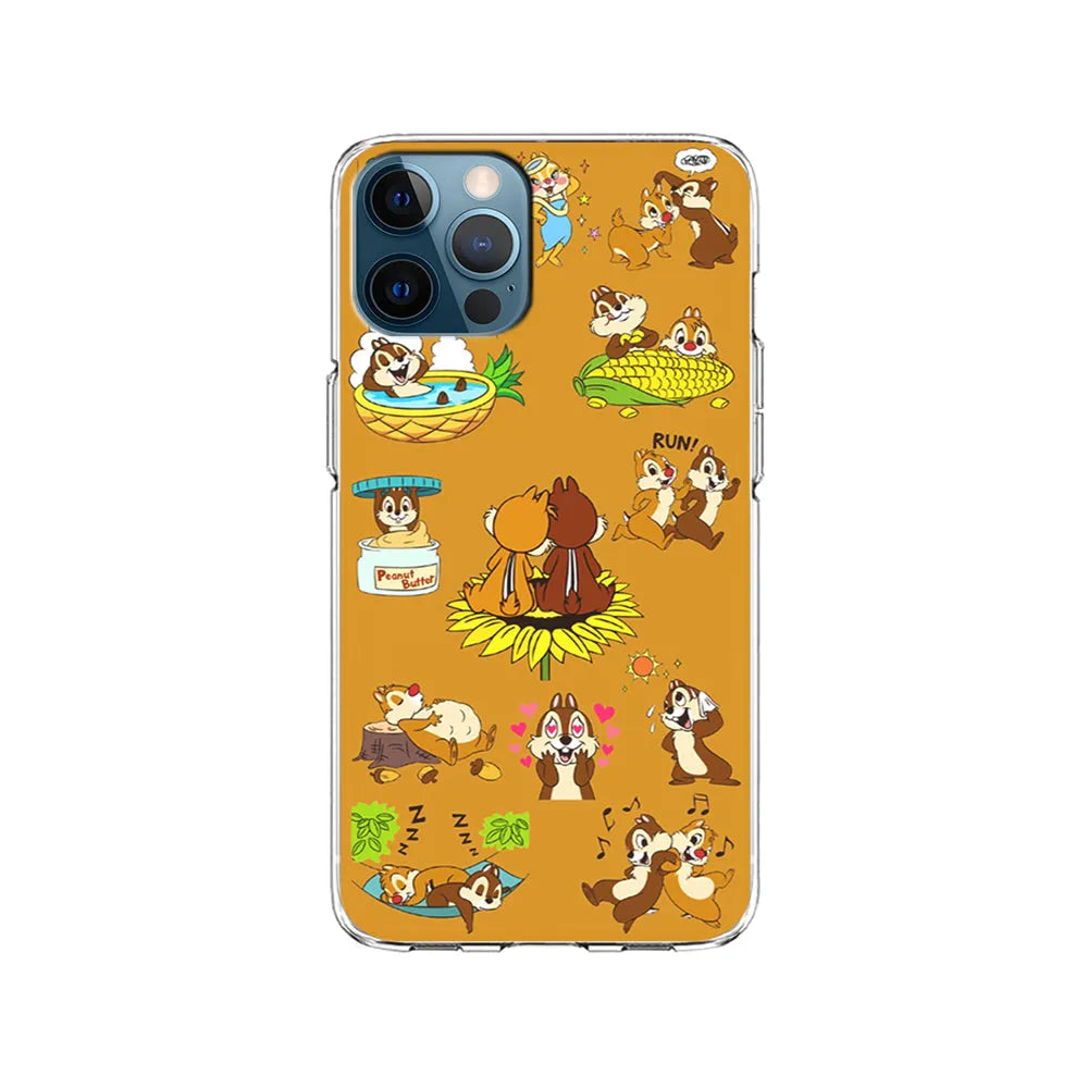 Chip N Dale Daily Activities iPhone 13 Pro Max Case-Clear Soft Case-Xtracase