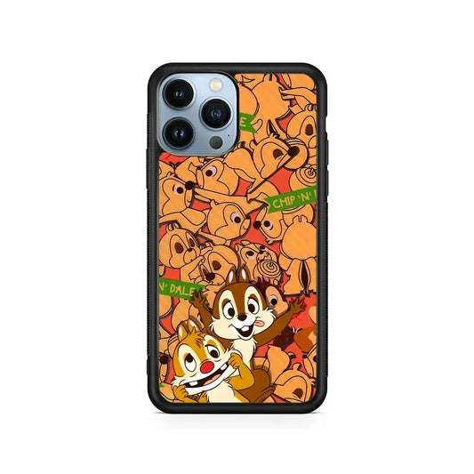 Chip N Dale Face of The Day iPhone 15 Pro Max Case-Rubber / Black (2D Case)-Xtracase