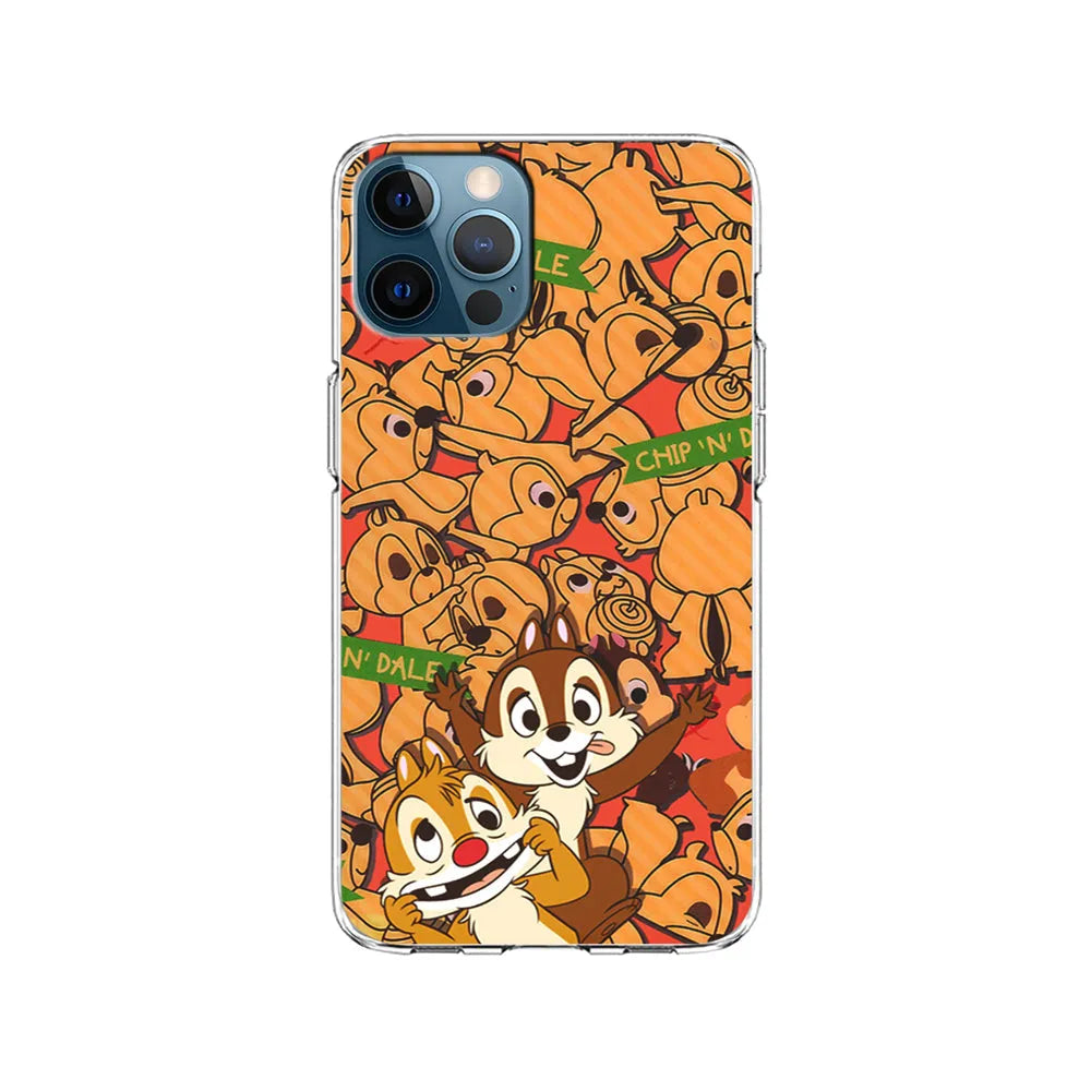 Chip N Dale Face of The Day iPhone 13 Pro Max Case-Clear Soft Case-Xtracase