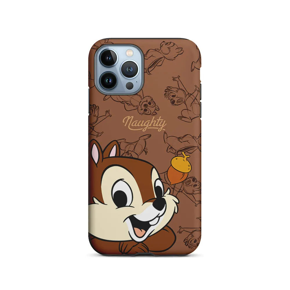 Chip N Dale Naughty Person iPhone 13 Pro Case-2 in 1 Tough Case-Xtracase
