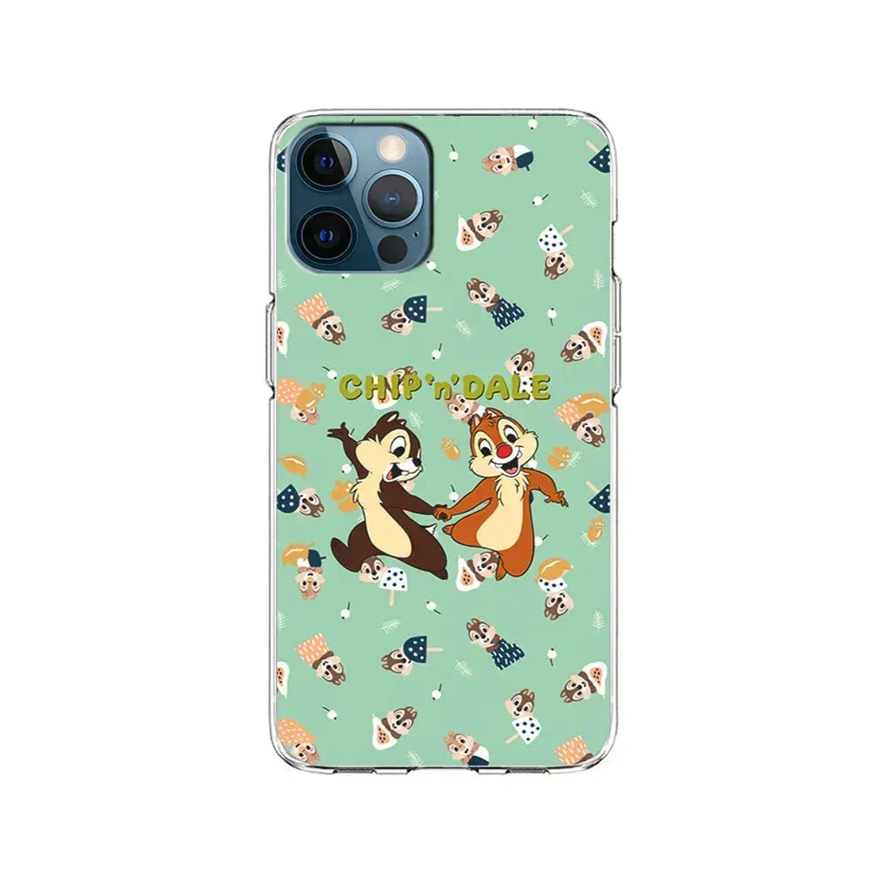 Chip N Dale Walk Happily iPhone 15 Pro Max Case-Clear Soft Case-Xtracase