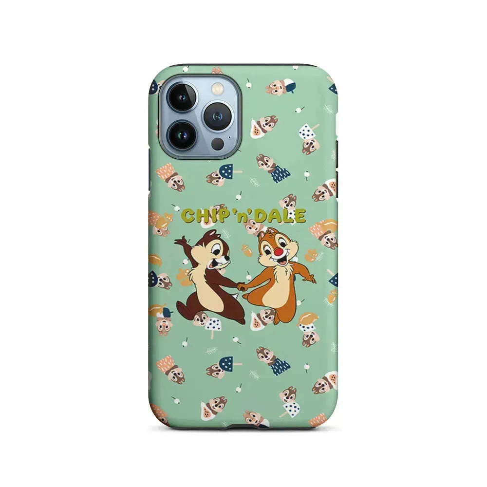 Chip N Dale Walk Happily iPhone 15 Pro Max Case-2 in 1 Tough Case-Xtracase