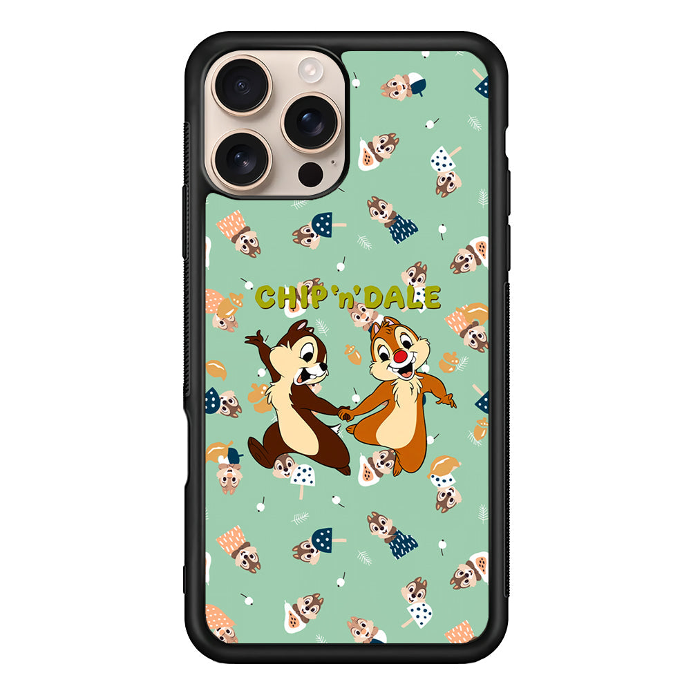 Chip N Dale Walk Happily iPhone 16 Pro Max Case - iPhone 16 Pro Max