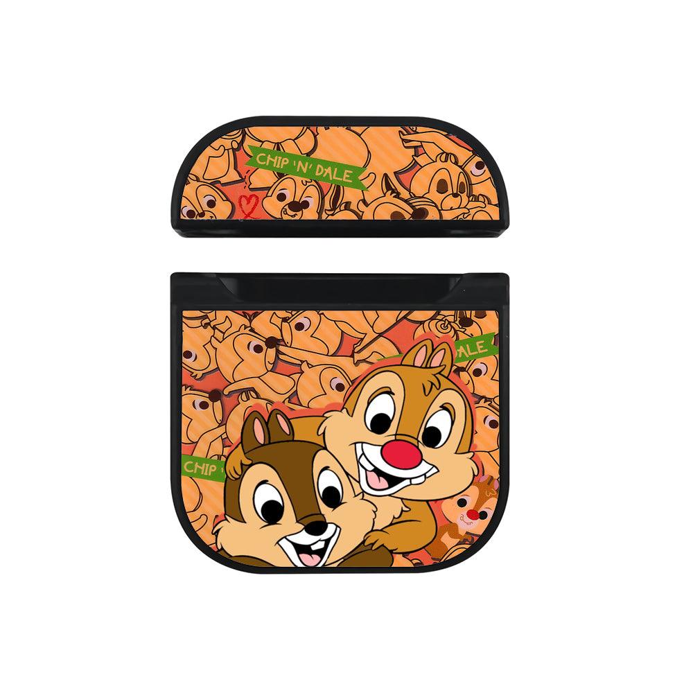 Chip n Dale Have Infinite Smiles Hard Plastic Case Cover For Apple Airpods-Xtracase