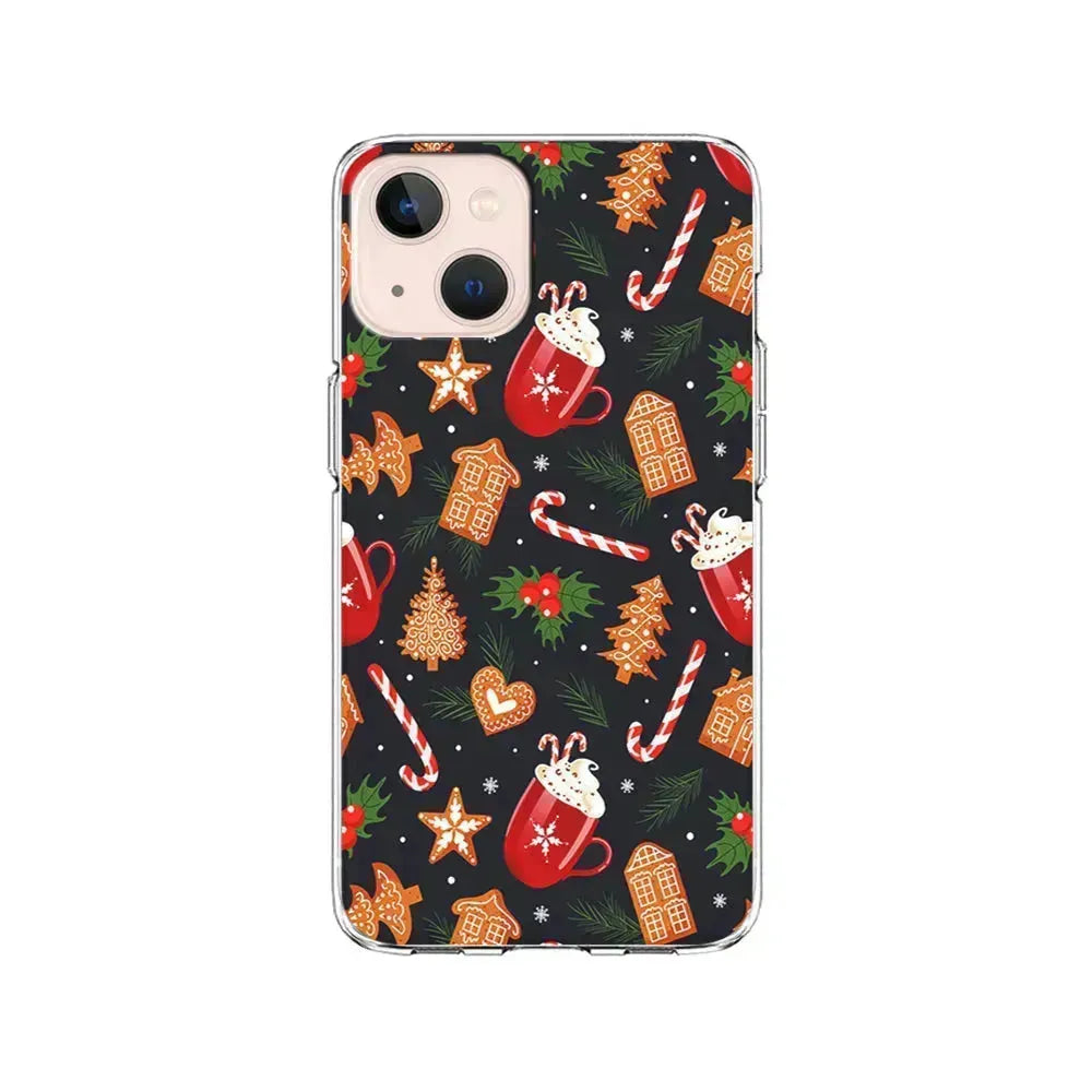 Christmas Ornaments Aesthetic iPhone 13 Mini Case-Clear Soft Case-Xtracase