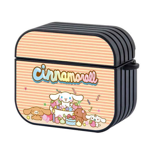 Cinnamoroll Big Meal Hard Plastic Case Cover For Apple Airpods 3-Xtracase