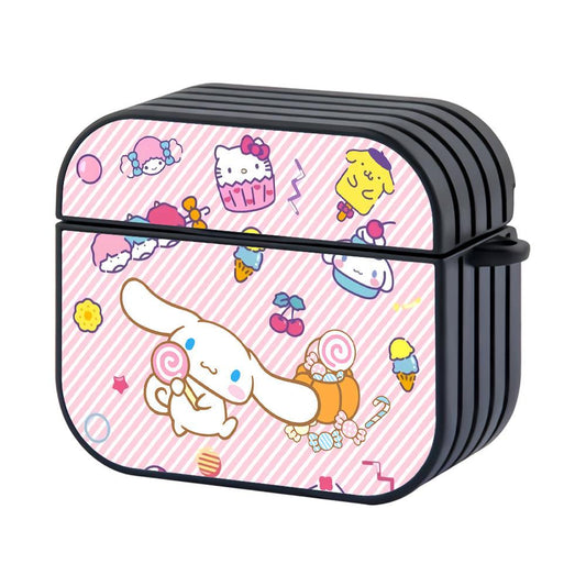 Cinnamoroll Show Off Candy Hard Plastic Case Cover For Apple Airpods 3-Xtracase