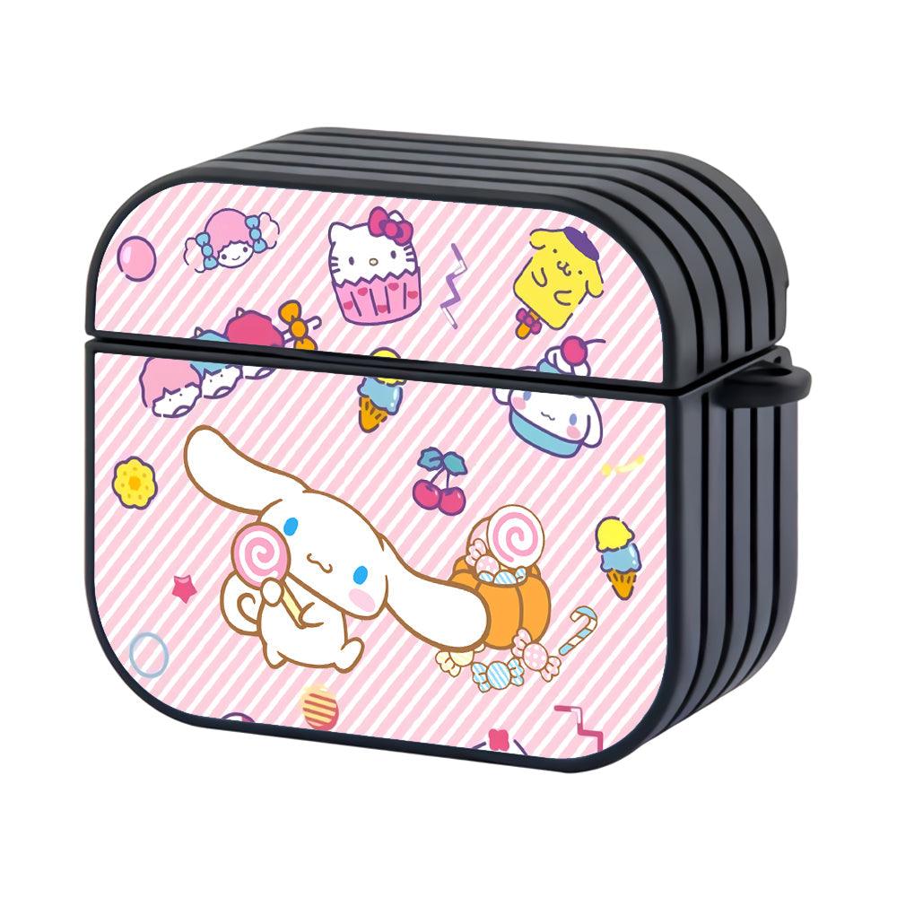 Cinnamoroll Show Off Candy Hard Plastic Case Cover For Apple Airpods 4-Xtracase