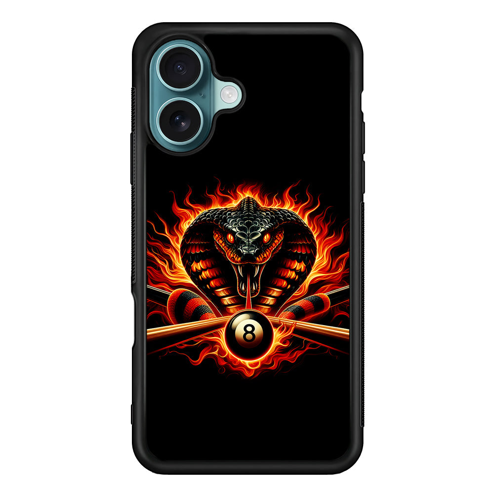 Cobra Head Ball Number 8 iPhone 16 Plus Case - Xtracase