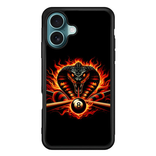 Cobra Head Ball Number 8 iPhone 16 Plus Case - Xtracase
