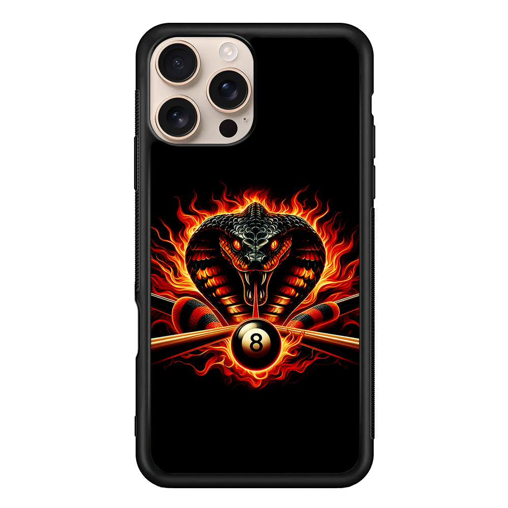 Cobra Head Ball Number 8 iPhone 16 Pro Case - iPhone 16 Pro