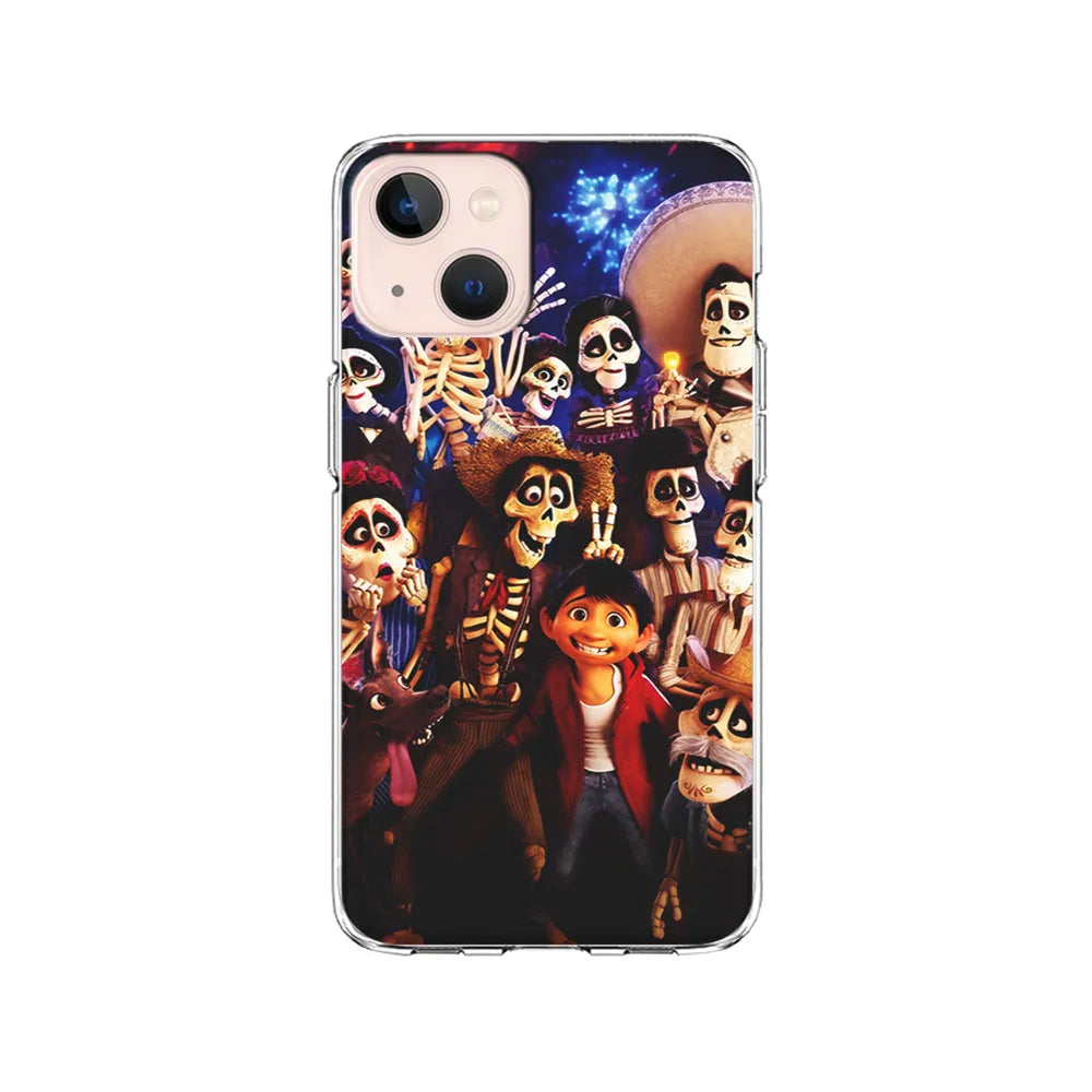 Coco Poster Family iPhone 14 Plus Case-Clear Soft Case-Xtracase