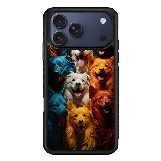 Collection of Colorful Dogs iPhone 17 Pro Case - Xtracase
