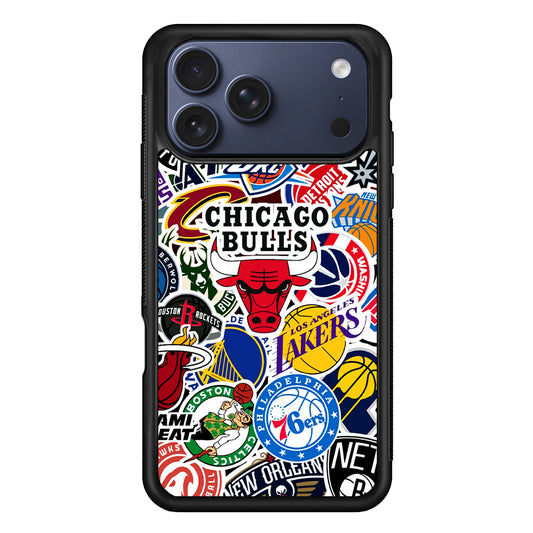 Collection of NBA Club logos iPhone 17 Pro Case - Xtracase