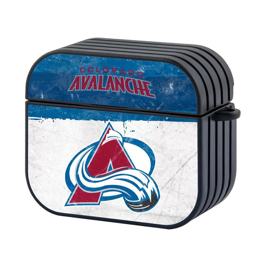 Colorado Avalanche NHL Ice of Ocean Hard Plastic Case Cover For Apple Airpods 3-Xtracase