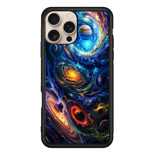 Colorful Galaxy Big Universe iPhone 16 Pro Max Case - iPhone 16 Pro Max