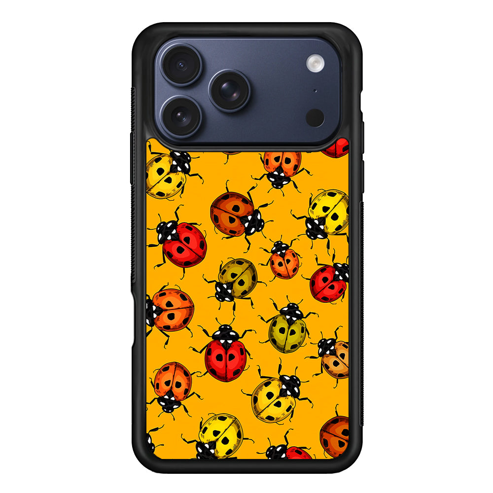 Colorful Ladybugs Pattern iPhone 17 Pro Case - Xtracase