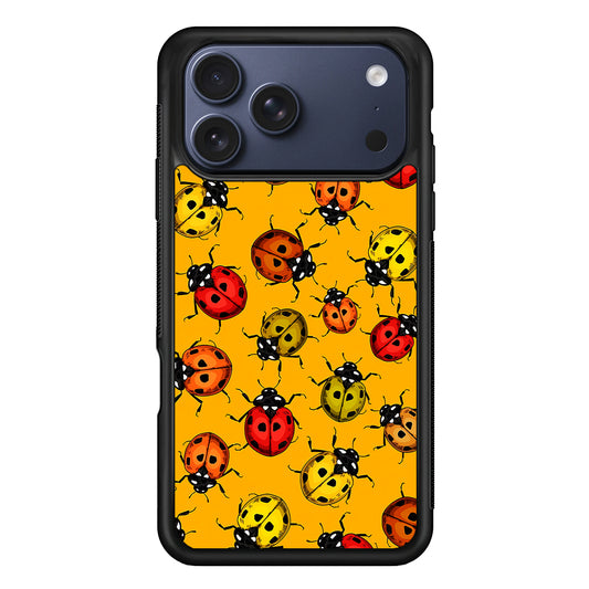 Colorful Ladybugs Pattern iPhone 17 Pro Case - Xtracase