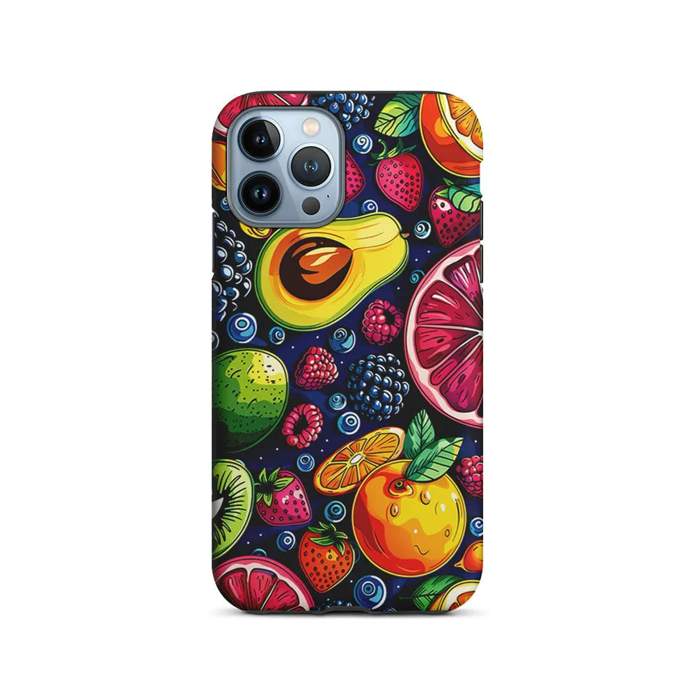 Colorful Mixed Sweet Fruits iPhone 13 Pro Case-2 in 1 Tough Case-Xtracase