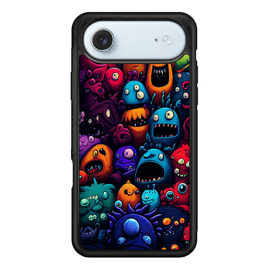 Colorful Monster Doodle Art iPhone 17 Air Case - Xtracase
