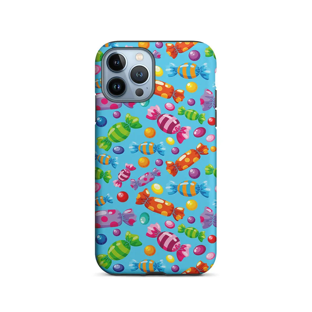Colorfully Wrapped Candies iPhone 13 Pro Case-2 in 1 Tough Case-Xtracase