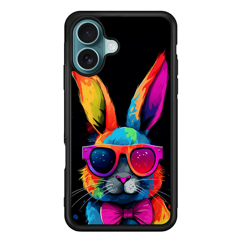 Cool Bunny With Sunglasses iPhone 16 Plus Case - Xtracase