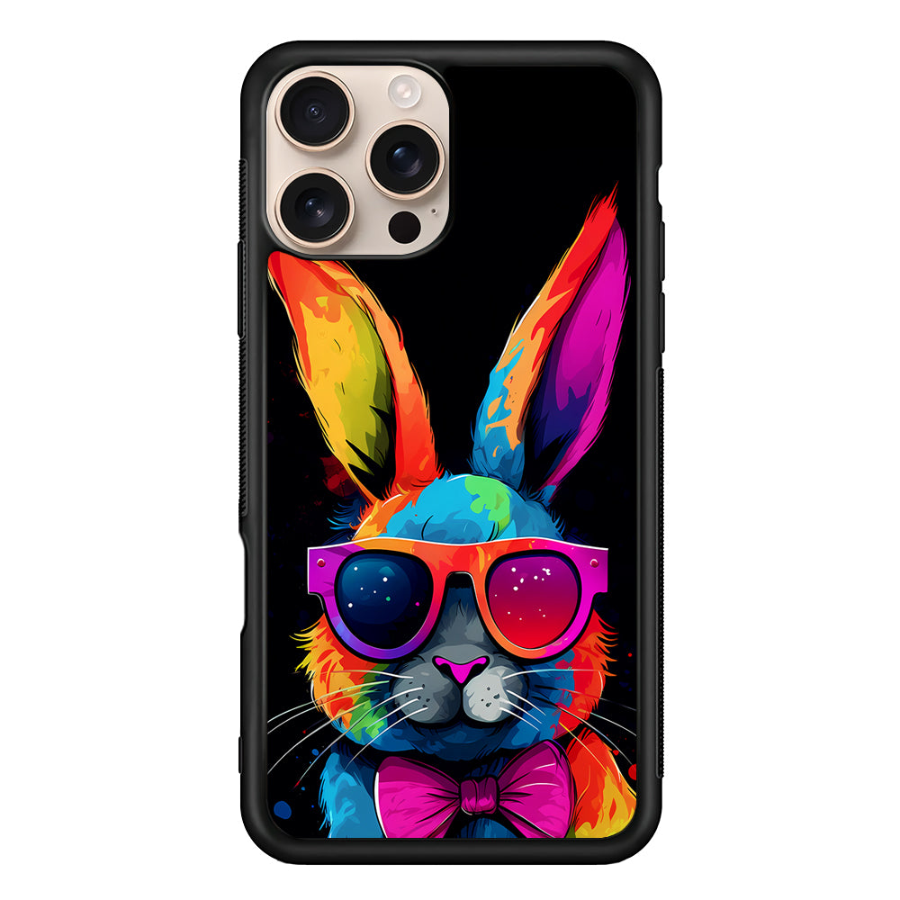 Cool Bunny With Sunglasses iPhone 16 Pro Case - iPhone 16 Pro