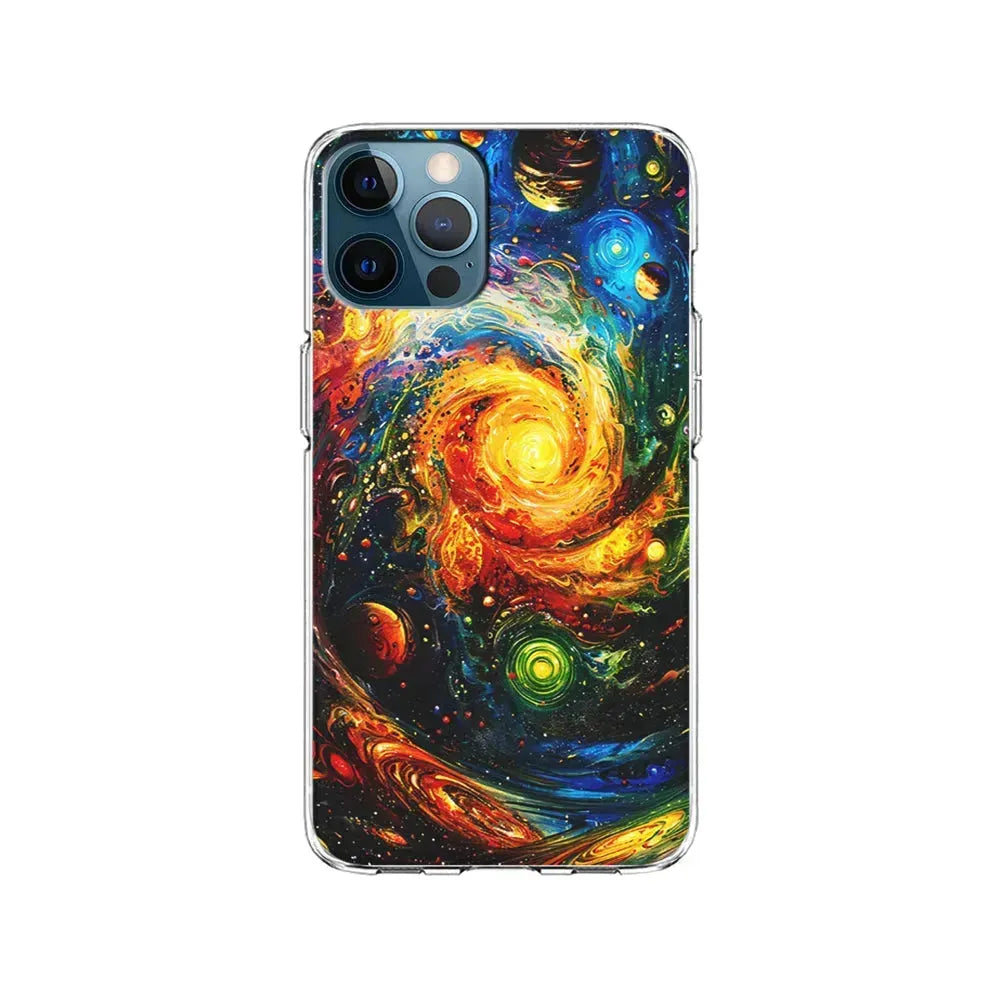 Cosmic Space World of Planets iPhone 15 Pro Max Case-Clear Soft Case-Xtracase