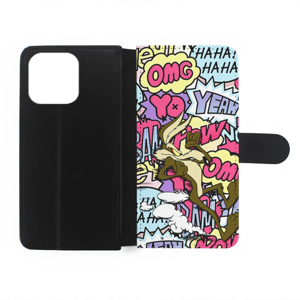 Coyote Run Too Far iPhone 14 Plus Case-Flip Wallet Case-Xtracase