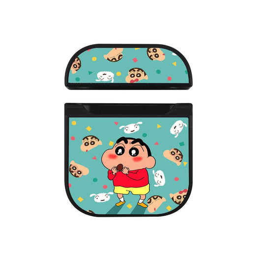 Crayon Shinchan Look The Good Toy Hard Plastic Case Cover For Apple Airpods-Xtracase