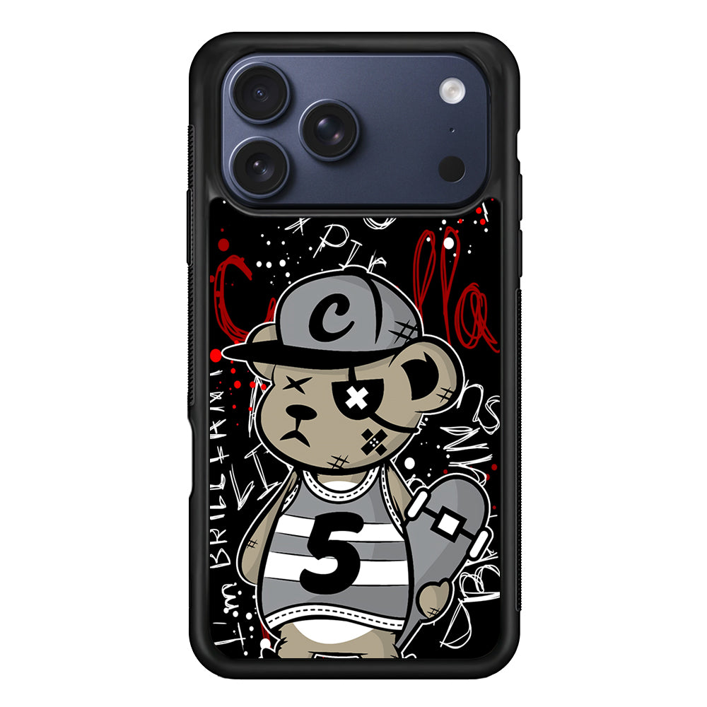 Crew Five Skater Bear iPhone 17 Pro Case - Xtracase
