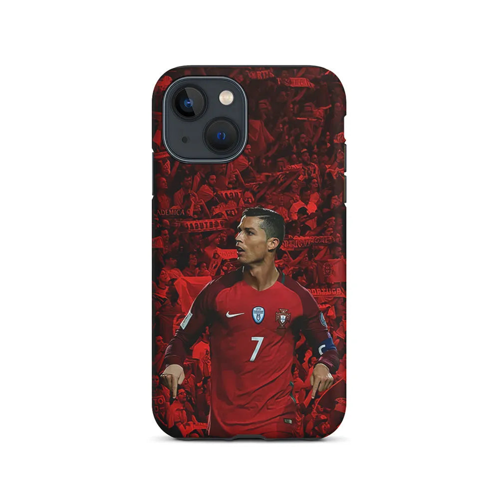 Cristiano Ronaldo Portugal CR7 iPhone 15 Case-2 in 1 Tough Case-Xtracase