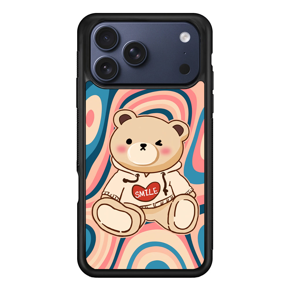 Cute Bear with Hoodie iPhone 17 Pro Case - Xtracase