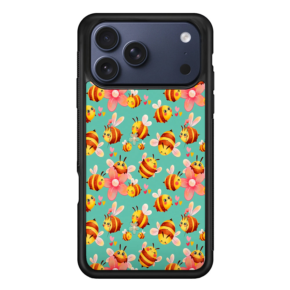 Cute Cartoon Honey Bees iPhone 17 Pro Case - Xtracase
