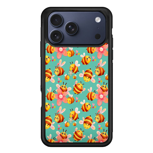 Cute Cartoon Honey Bees iPhone 17 Pro Case - Xtracase
