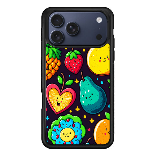 Cute Colorful Fruit Cartoon iPhone 17 Pro Case - Xtracase