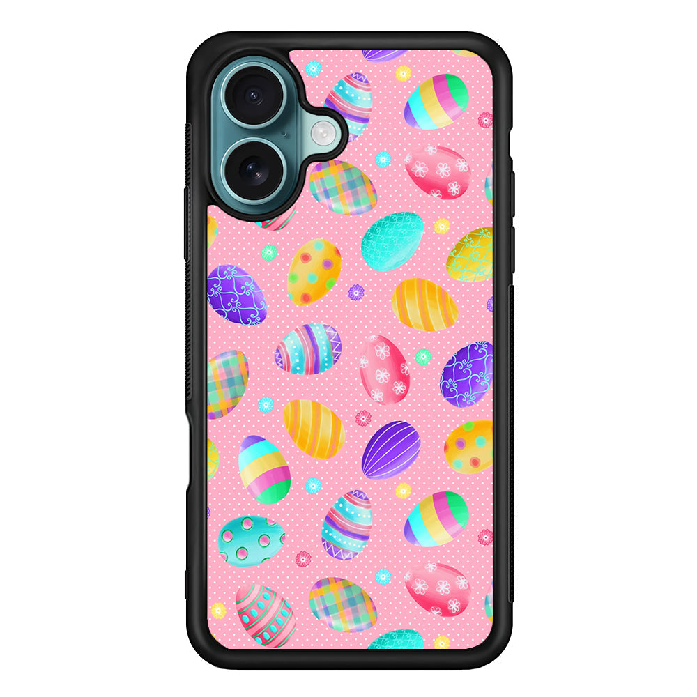 Cute Easter Pastel Eggs iPhone 16 Plus Case - Xtracase