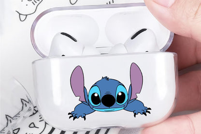 Cute Face Stitch Protective Clear Case Cover For Apple Airpod Pro 2-Xtracase