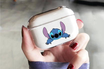 Cute Face Stitch Protective Clear Case Cover For Apple Airpod Pro 3-Xtracase
