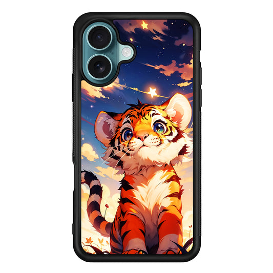 Cute Little Tiger in The Forest iPhone 16 Case - Xtracase