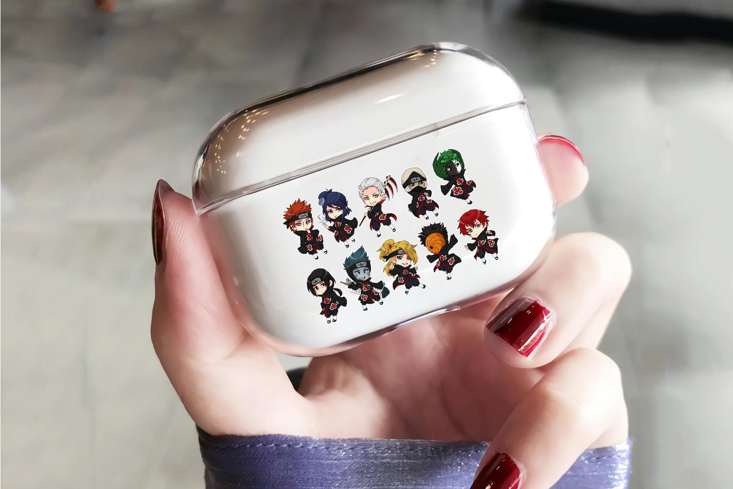 Cute Mini Akatsuki Apple Airpod Pro Clear Case-Xtracase
