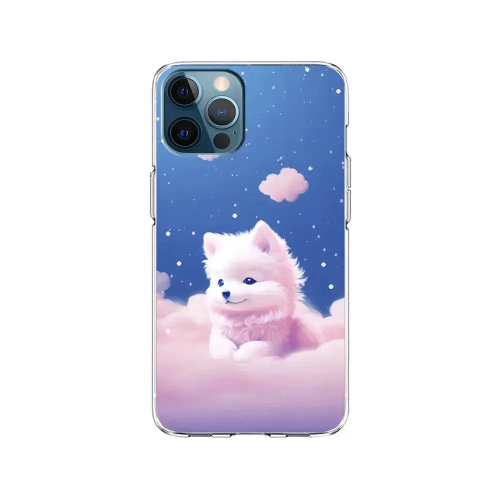 Cute Puppies Dog Dreamy iPhone 15 Pro Max Case-Clear Soft Case-Xtracase