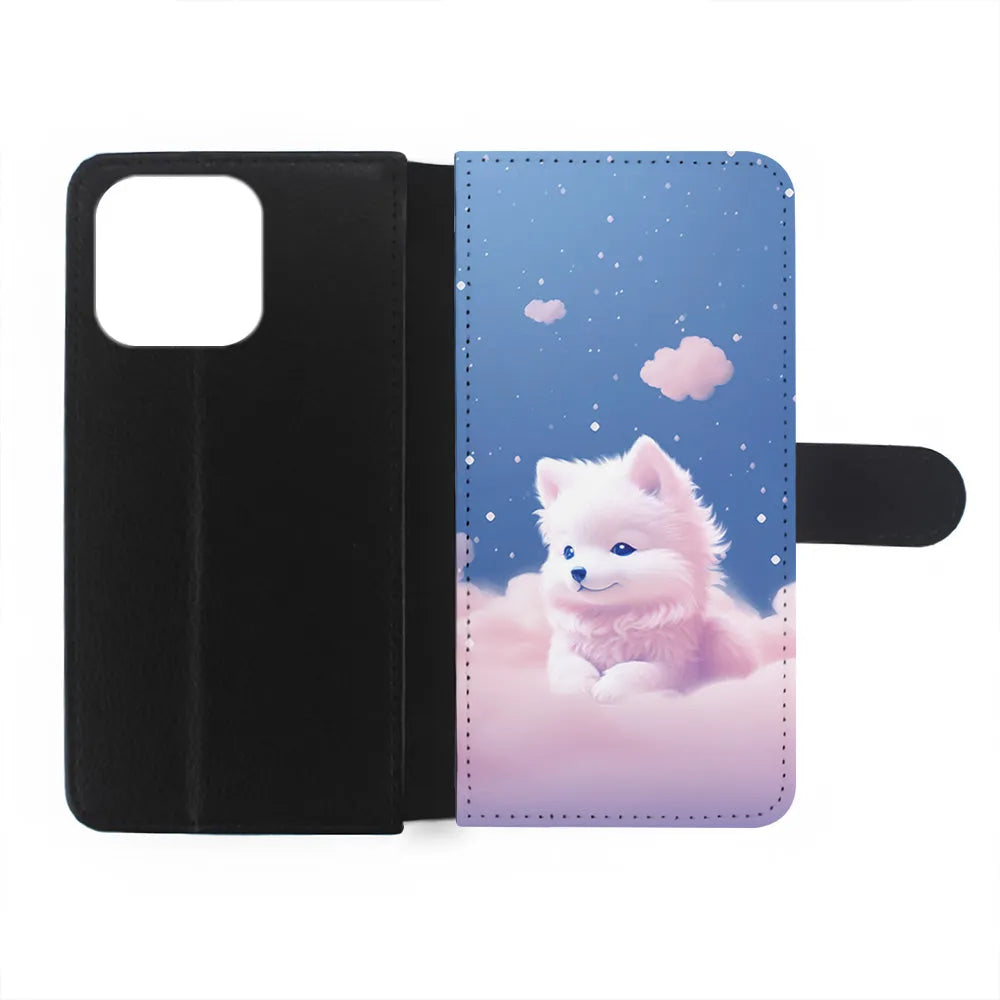 Cute Puppies Dog Dreamy iPhone 13 Pro Case-Flip Wallet Case-Xtracase