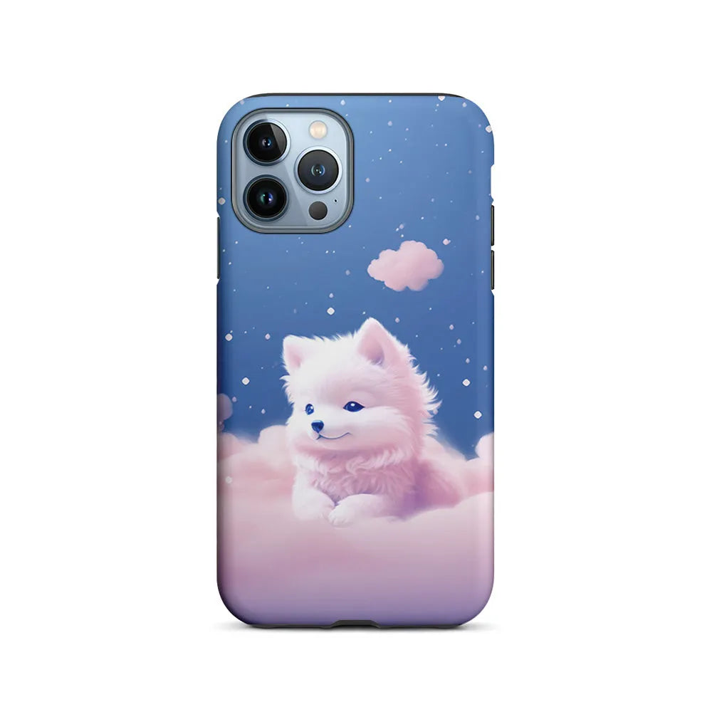 Cute Puppies Dog Dreamy iPhone 13 Pro Case-2 in 1 Tough Case-Xtracase