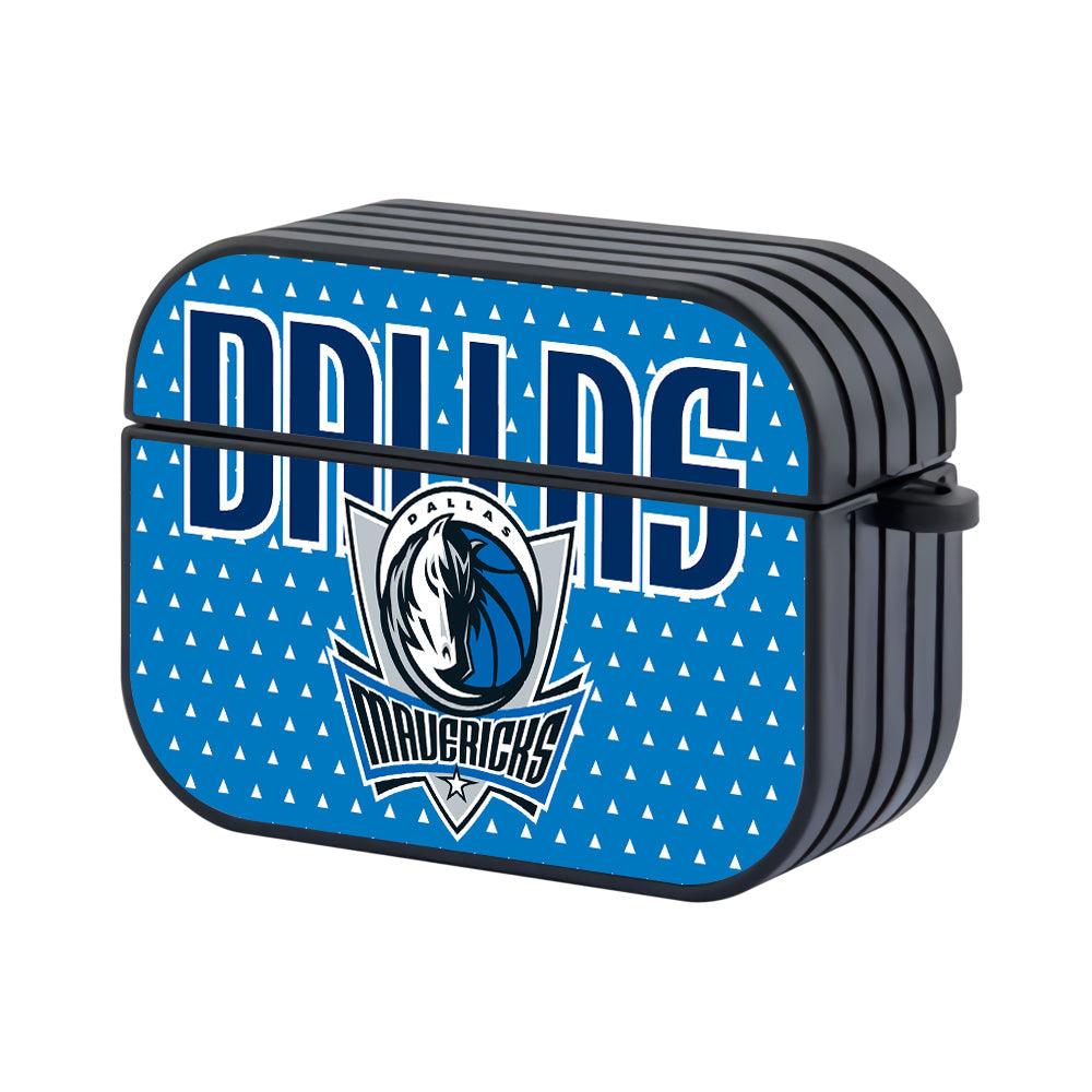 Dallas Mavericks Triangle Patern Hard Plastic Case Cover For Apple Airpods Pro 2-Xtracase