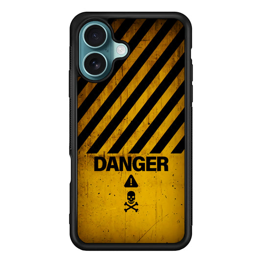 Danger Symbol iPhone 16 Case - Xtracase