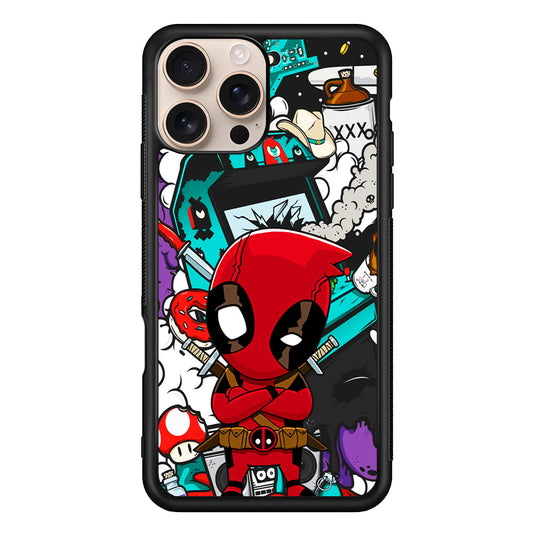 Deadpoll Destroy Game Station iPhone 16 Pro Max Case - iPhone 16 Pro Max